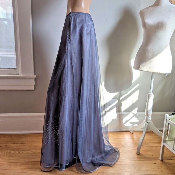 NWT Vintage Y2K Express Maxi Skirt Prom Sequin Mermaid Whimsygoth Size 7 - Picture 15 of 15